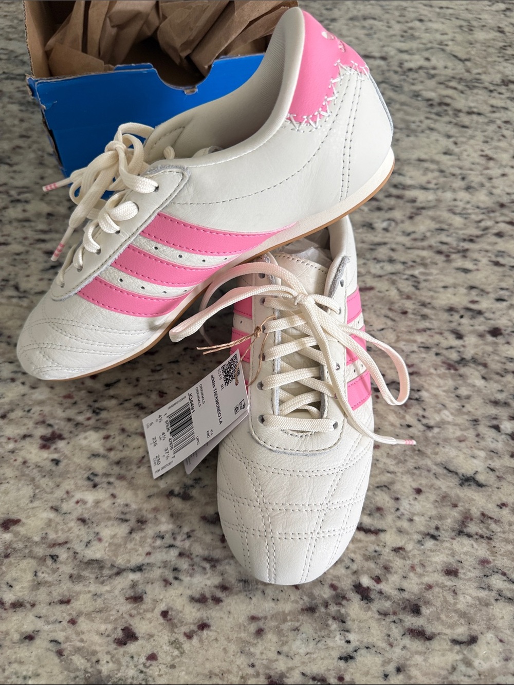 adidas originals Taekwondo cream leather sneakers